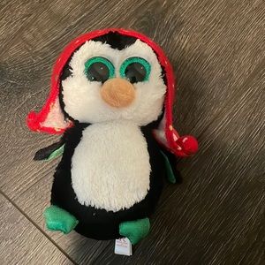 Christmas Penguin Beanie Boo